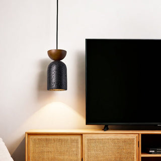 Iris Suspension Focused Noir Travertin