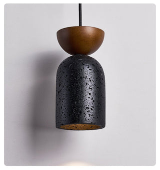 Iris Suspension Focused Noir Travertin