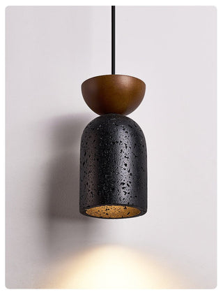 Iris Suspension Focused Noir Travertin