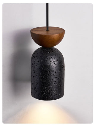 Iris Suspension Focused Noir Travertin