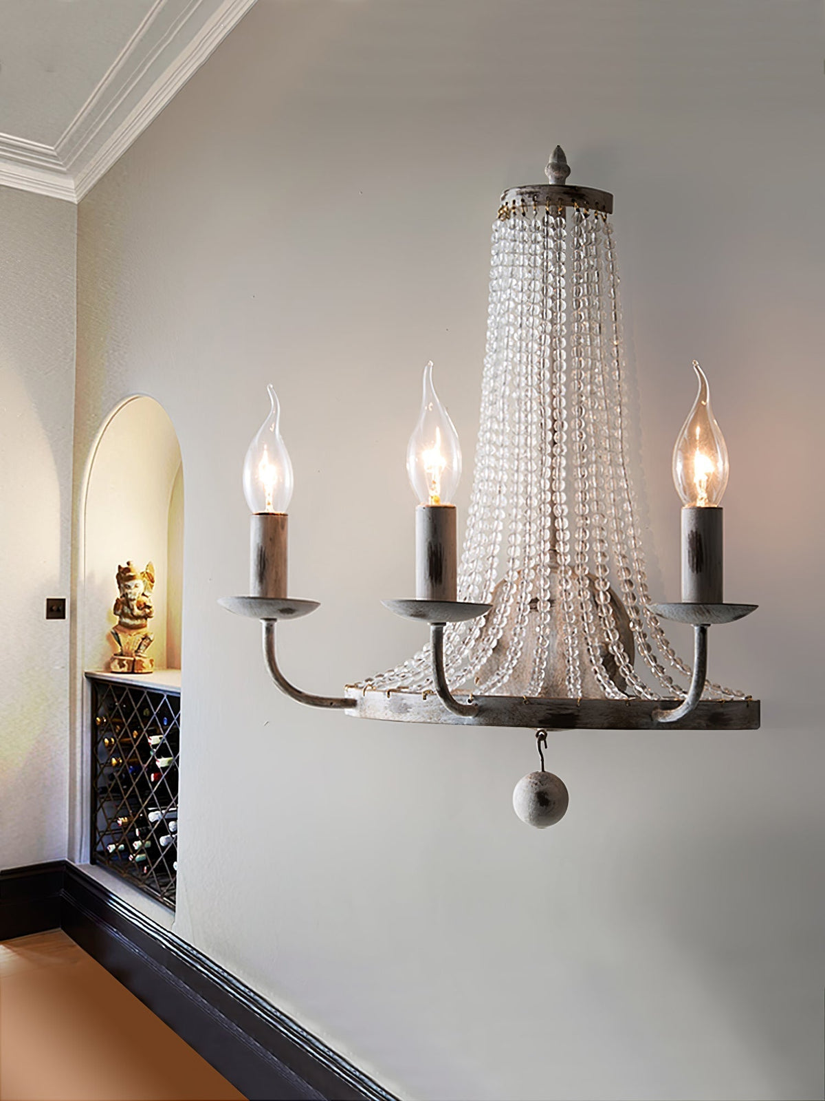 Virenna Vintage Industriel Crystal Applique