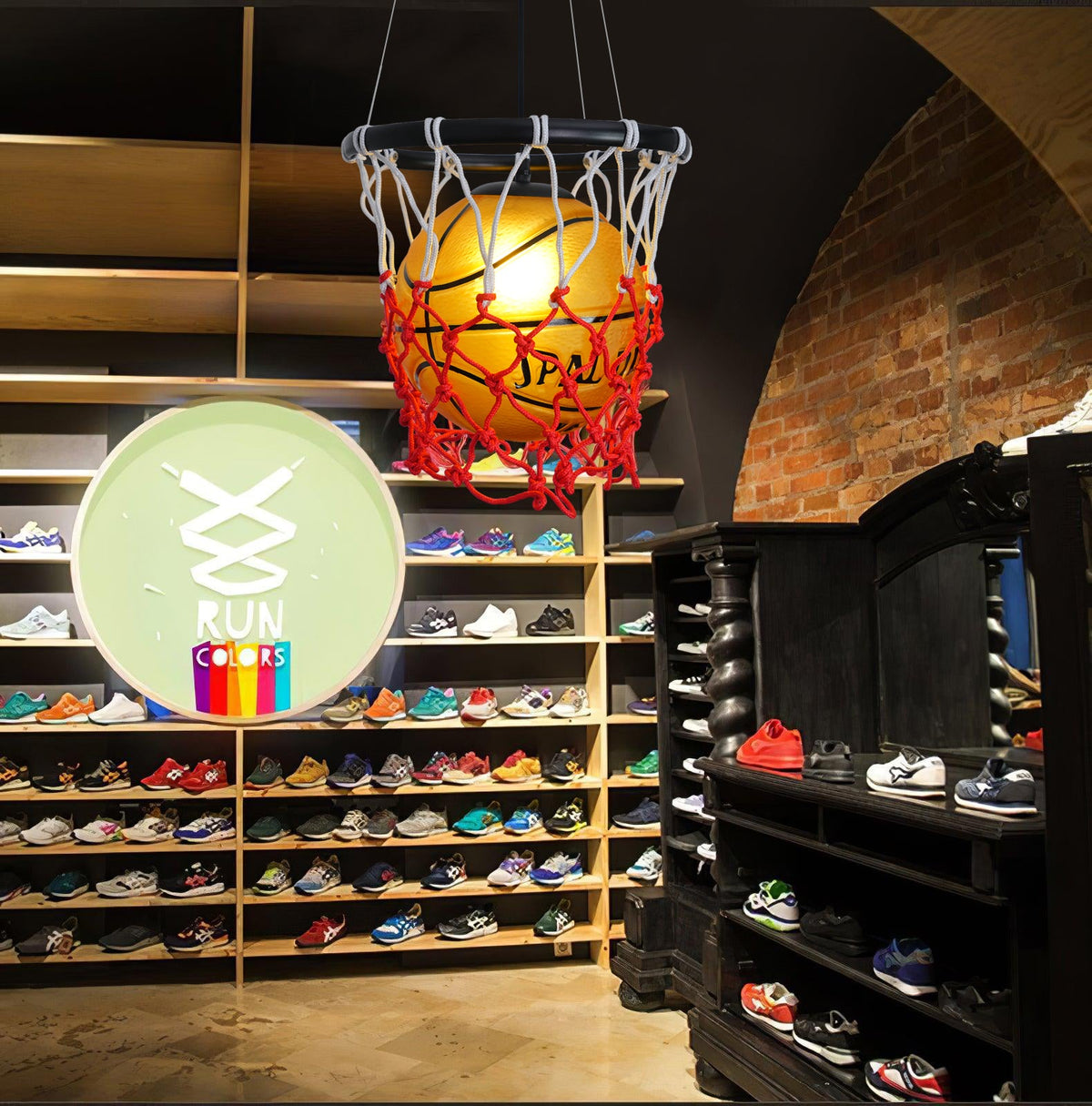 Lysia Suspension Lampe Panier de Basketball