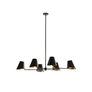 Vemarora Lustre Métal Linéaire Industriel Vintage