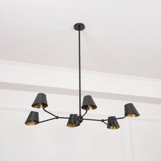 Vemarora Lustre Métal Linéaire Industriel Vintage