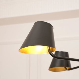 Vemarora Lustre Métal Linéaire Industriel Vintage