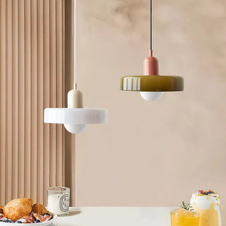 Ravelix Suspension Ronde Vintage Verre Salon-Luire