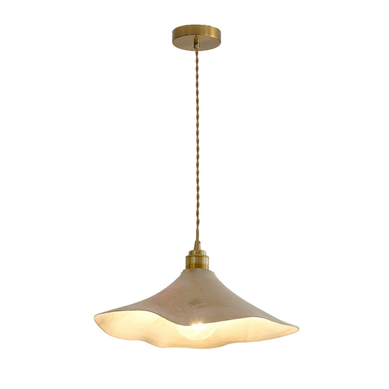 The Baxter Pendant Light turned off, showcasing its design as a decorative object.