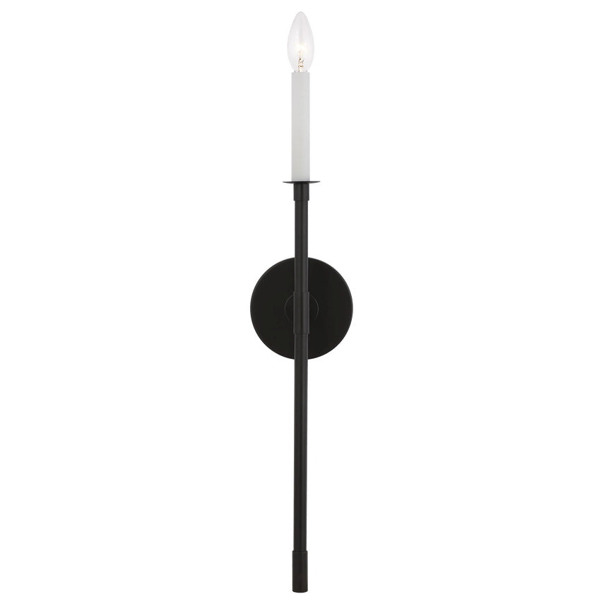 Alvuvyh Moderne Minimaliste Noir Métal Applique Murale