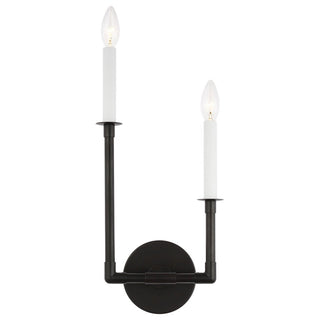 Alvuvyh Moderne Minimaliste Noir Métal Applique Murale