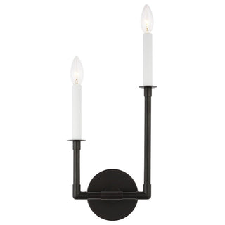 Alvuvyh Moderne Minimaliste Noir Métal Applique Murale