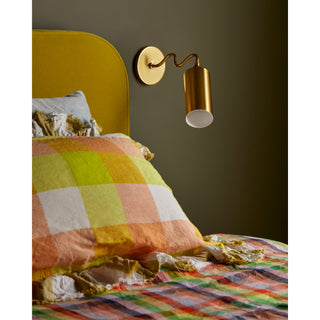 Vatnuvyu Moderne Minimaliste Tissu Métal Applique Murale