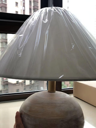 Domino Lampe de Table en Bois Minimaliste