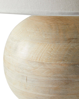 Domino Lampe de Table en Bois Minimaliste