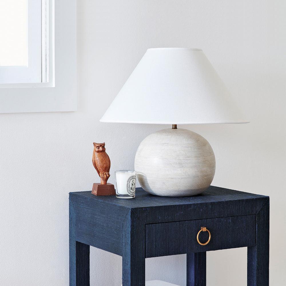 Domino Lampe de Table en Bois Minimaliste