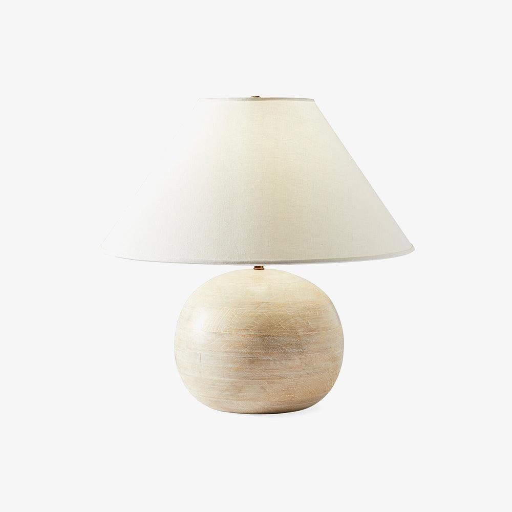 Domino Lampe de Table en Bois Minimaliste