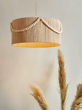 Ershaa Suspension Bohème Élégante à Perles Naturelles