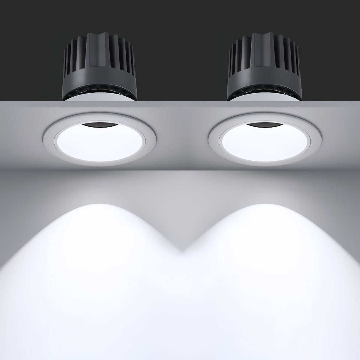 Vesoris Plafonnier LED Encastré Classique Beam