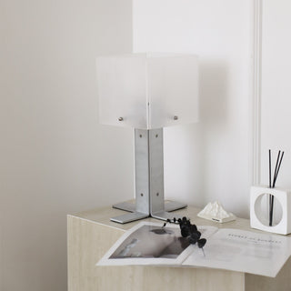 Beam Steel Acrylic Table Lamp-Neutral Decor