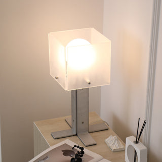 Beam Steel Acrylic Table Lamp-Neutral Decor