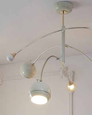 Lustra Lustre Vert Sci-Fi Élégant