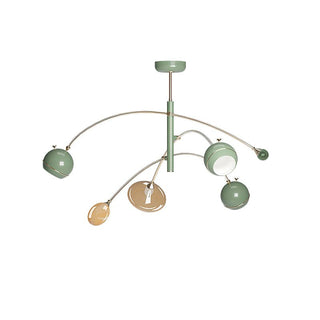 Lustra Lustre Vert Sci-Fi Élégant
