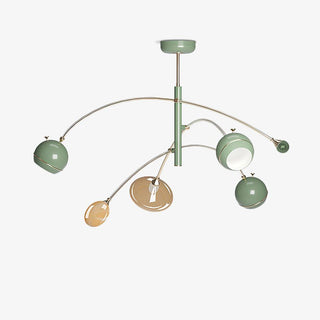 Lustra Lustre Vert Sci-Fi Élégant