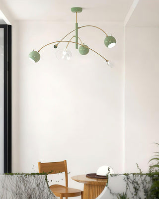 Lustra Lustre Vert Sci-Fi Élégant
