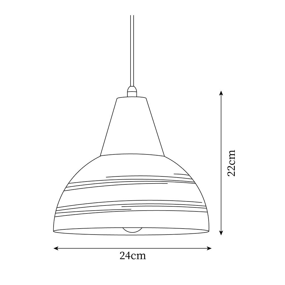 Pendant Lamp Textured Ceramic Shade Tapered Nordic Minimalist-Neutral Decor