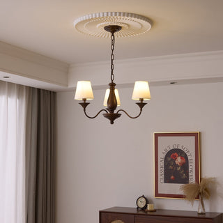 Aurora Lustre Vintage à Abat-jour en Tissu