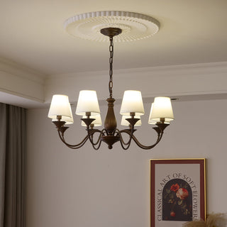 Aurora Lustre Vintage à Abat-jour en Tissu