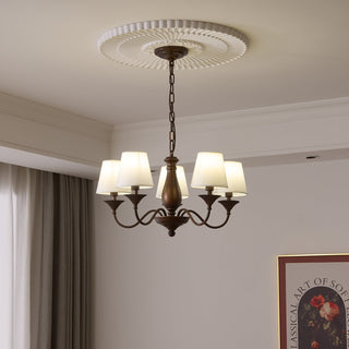 Aurora Lustre Vintage à Abat-jour en Tissu