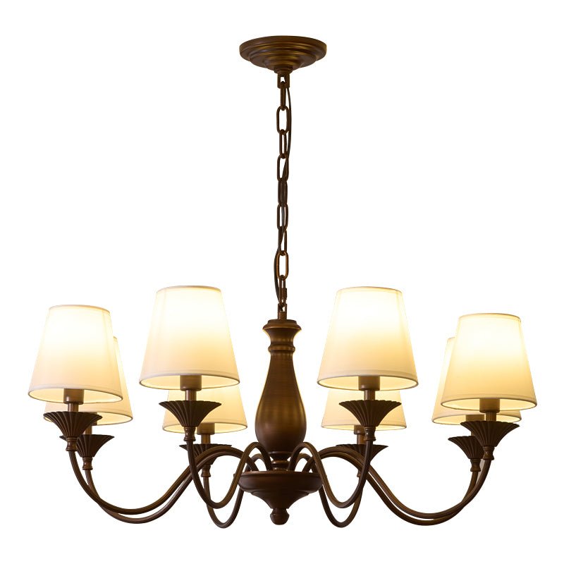 Perenna Lustre Vintage à Abat-jour en Tissu
