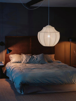 Eraeyra Lampe Suspension en Tissu Maille d'Élégance Premium