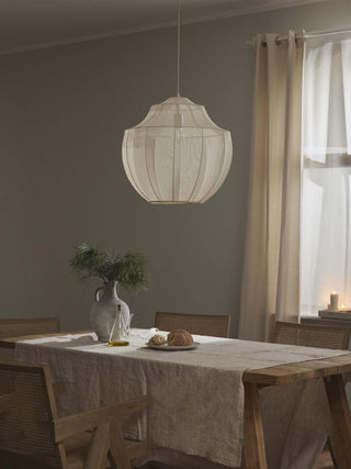 Eraeyra Lampe Suspension en Tissu Maille d'Élégance Premium