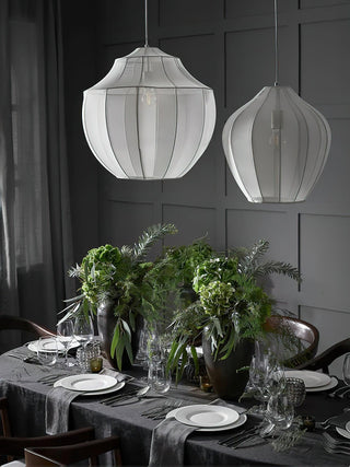 Eraeyra Lampe Suspension en Tissu Maille d'Élégance Premium