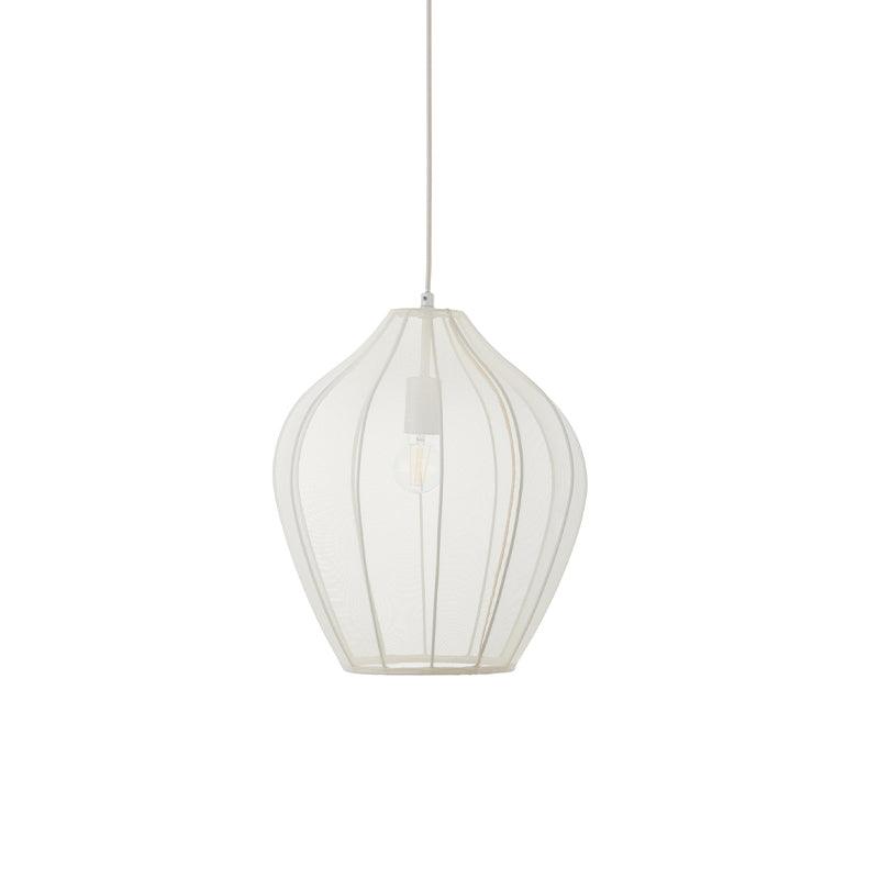 Elveline Lampe Suspension en Tissu Maille d'Élégance Premium