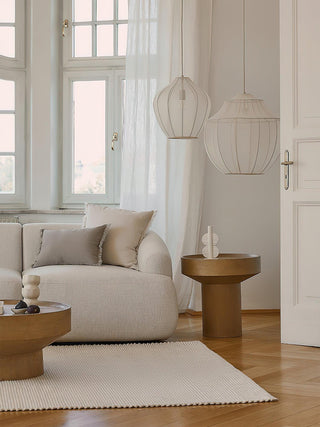 Eraeyra Lampe Suspension en Tissu Maille d'Élégance Premium