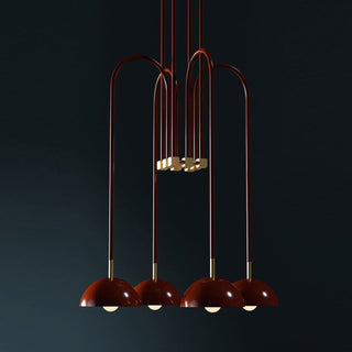 Blikuvyh Ancien Industriel Atelier Laiton Métal Lustre