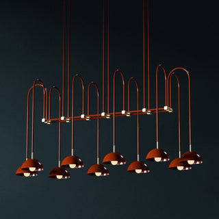 Blikuvyh Ancien Industriel Atelier Laiton Métal Lustre