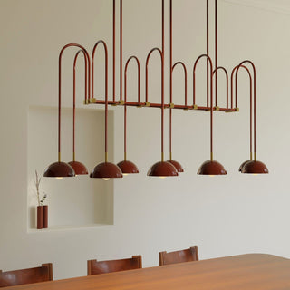 Blikuvyh Ancien Industriel Atelier Laiton Métal Lustre