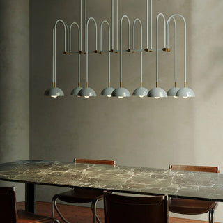 Blikuvyh Ancien Industriel Atelier Laiton Métal Lustre