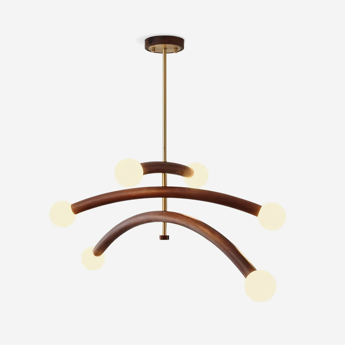 Aurevia Arc Globe Chandelier-Neutral Decor