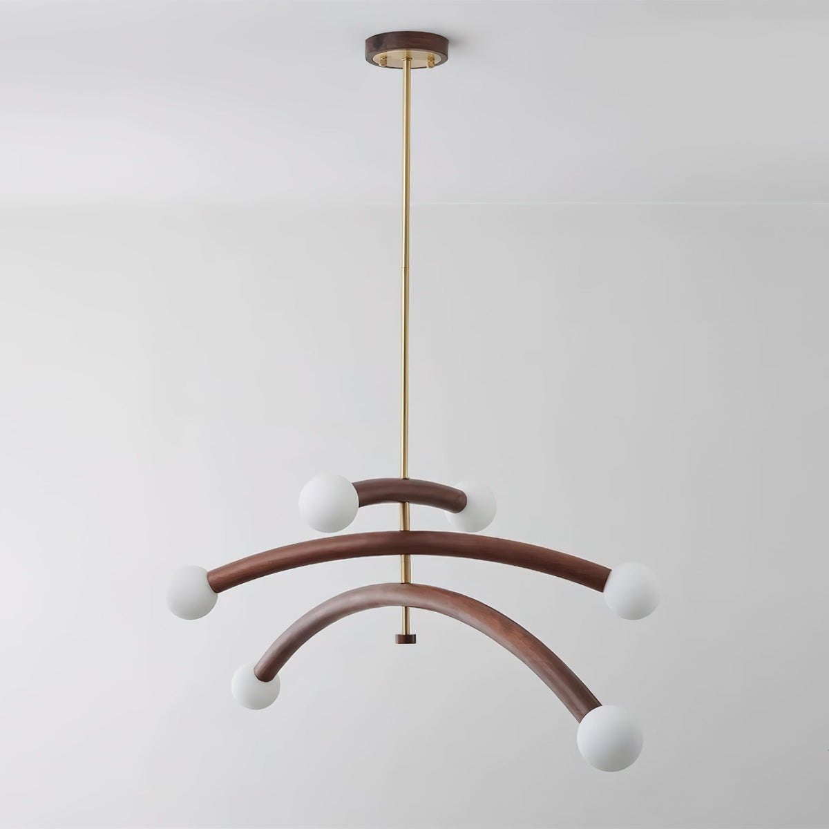 Aurevia Arc Globe Chandelier-Neutral Decor