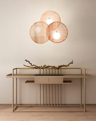 Aurora Lustre Wooden Plate