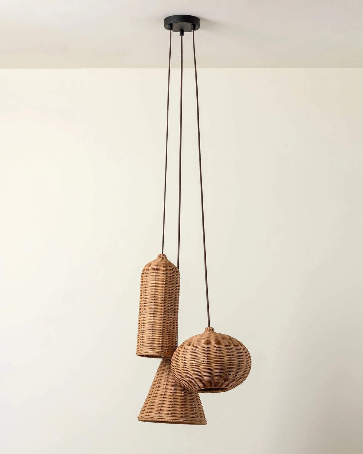 Dimensional drawing for Model C of the Beliani pendant light.