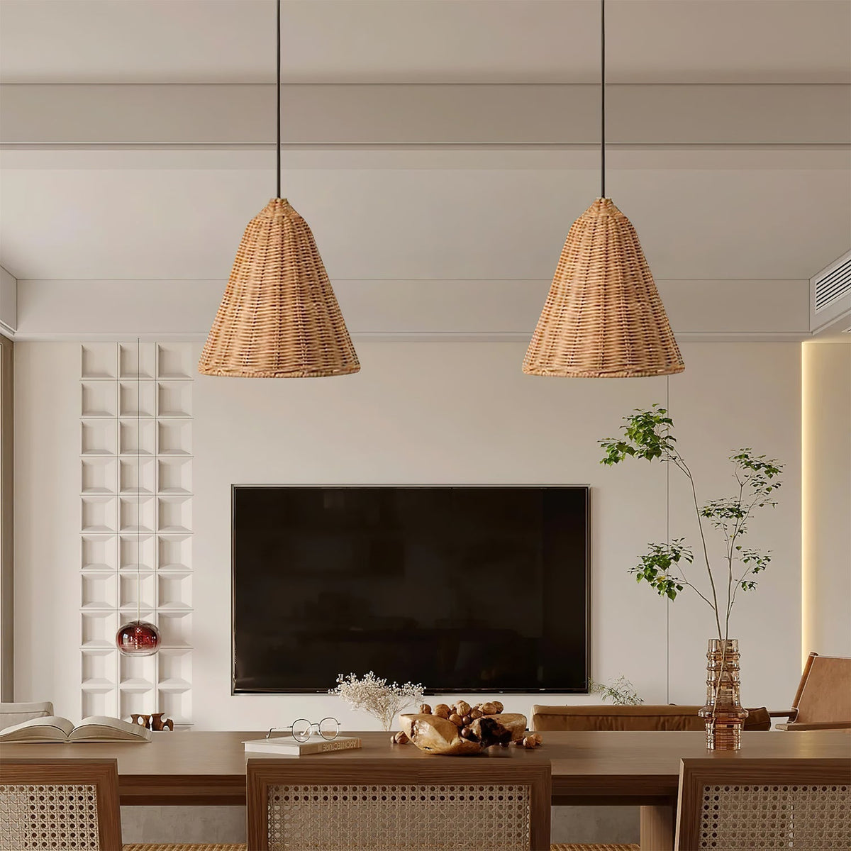 Dimensional drawing for Model A of the Beliani pendant light.