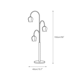 Lilic Lampadaire Orchidée