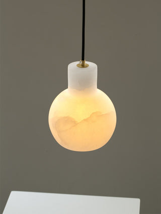Bell Jar Alabaster Cluster Chandelier-Neutral Decor