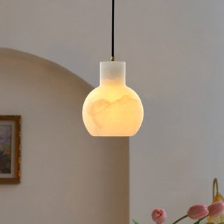 Bell Jar Alabaster Cluster Chandelier-Neutral Decor