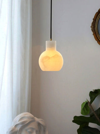Bell Jar Alabaster Cluster Chandelier-Neutral Decor